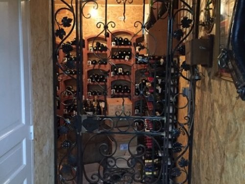 porte ferronnerie noire