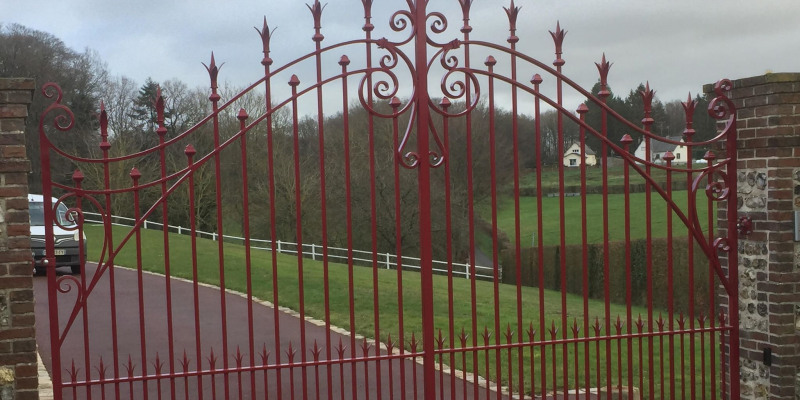 Portail en fer forgé sur mesure